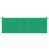  Jastuk za vrtnu klupu zeleni 150 x 50 x 3 cm od tkanine Oxford | shoptok.hr