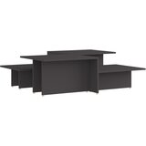 vidaXL Klubska mizica 2 kosa siva 111,5x50x33 cm konstruiran les, (20715441) Cene