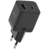 ALLITY zidni punjač GaN PD QC ATC-01-20WAC 1x USB-C 1x USB-A 20W crni | shoptok.hr