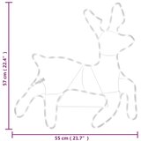  Figura božićnog soba LED 3 kom topla bijela 57 x 55 x 4,5 cm | shoptok.hr