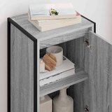vidaXL Kreveta Siva Sonoma 43 x 36 x 75,5 cm Konstruirano drvo | shoptok.hr