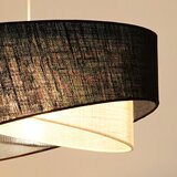  Brilagi - LED luster na sajli LYRA 1xE27/15W/230V crna/krem | Eponuda.com