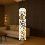  LED luster na sajli LAGOS LED/8W/230V zlatne boje | Eponuda.com