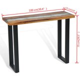  Konzolni Stol od Tikovine 100x35x75 cm | shoptok.hr