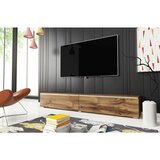 P & B nizka omarica lowa, barva hrasta, led | Shoptok.si