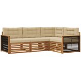  Set vanjskih sofa 4 kom. Prirodna i bež | shoptok.hr