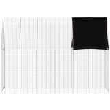  Kavez za zečeve Srebrno 300 x 100 x 210 cm Cinkani čelik | Eponuda.ba