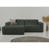 Scandic Temno zelena kotna sedežna garnitura (levi kot) Maxel – | Shoptok.si