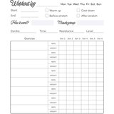 Hooh Insert Plan treninga, 10 listova | Eponuda.com