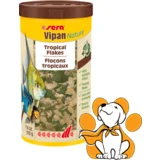 vipan nature, osnovna hrana za akvarijumske ribe u listićima, 210g