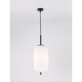 Nova Luce Bijela/crna staklena viseća svjetiljka ø 22 cm Lato – | shoptok.hr