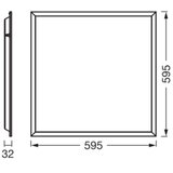 Osram LED panel za spušteni plafon PANEL ESSENTIAL LED/50W/230V 60x60 cm bela | Eponuda.com