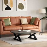  Noge za klub stolić 2 kom Crne 70 x (30-31,3) cm Čelične | shoptok.hr
