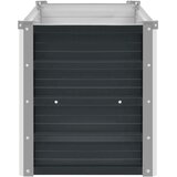  Povišena vrtna gredica antracit 160x40x45 cm pocinčani čelik | shoptok.hr
