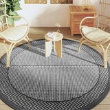 Vanjski tepih ARAKIL sivi Ø 200 cm PP | shoptok.hr