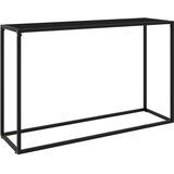  Konzolni stol crni 120 x 35 x 75 cm od kaljenog stakla | shoptok.hr