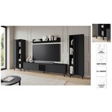 XXXL Dnevni Regal Helsinki 1, Črna, 4-Delno | Shoptok.si