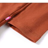  Dječja majica s dugim rukavima boja konjaka 128 | shoptok.hr
