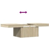  Stolić za kavu boja hrasta sonome 100x55x40cm konstruirano drvo | shoptok.hr