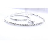  Trojni set nakita s kristalnimi elementi | Shoptok.si