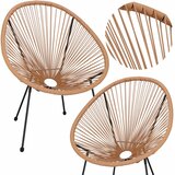 springos vrtna stolica od ratana,bež 72 x 82 x 85 cm | shoptok.hr