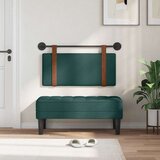  Držeće uzglavlje Zidne Tamnozelena 100 x 55 x 5 cm Antikni PU - Tamnozelena 90 cm bez LED | shoptok.hr