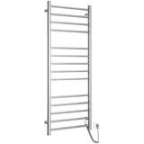 električni sušač peškira eskinado 130 w 150x60 cm nerđajući čelik/sjajni hrom