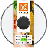 KADAX stekleni pokrov 22 cm univerzalni toplotno odporen pokrov za lonce in ponev, (5000356001) Cene