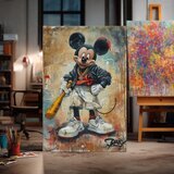  Slika STREET MICKEY na platnu | Poslikana struktura | Shoptok.si