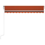  Automatska tenda sa senzorom LED 300x250 cm narančasto-smeđa | shoptok.hr
