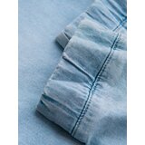Ombre Men's denim joggers with asymmetrical stitching - blue | shoptok.hr