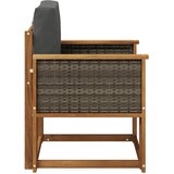  Srednja sofa za van Čvrsto drvo akacije Prirodna | shoptok.hr
