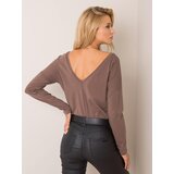 BASIC Feel Good Blouse-RV-BZ-5890.10-brown | Shoptok.si