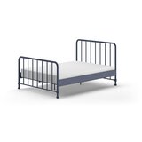 Vipack Modra kovinska postelja z letvenim dnom 140x200 cm BRONXX – Cene