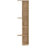  Kutna zidna polica boja artisian hrast 36,5x36,5x140 cm drvena | shoptok.hr