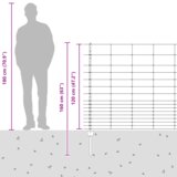 vidaXL Stupovi za ograde 22 kom U-kanal 120 cm Pocinčani čelik | shoptok.hr