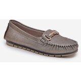 S. BARSKI Glitter Flat Moccasins Made Of Natural Leather D&A | Shoptok.si