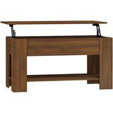  Stolić za kavu smeđa boja hrasta 101x49x52 cm konstruirano drvo | shoptok.hr