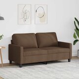  Dvosjed od tkanine smeđi 140 cm | shoptok.hr