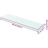 Ploče za police 2 kom staklene prozirne 60 x 12 cm | Eponuda.com