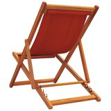  Sklopive stolice za plažu od tkanine 2 kom crvene | shoptok.hr
