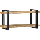 vidaXL Zidna polica 90x33x45 cm Puno grubo drvo Mango | shoptok.hr