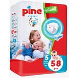 Pine Pelene za bebe Classic Natural 5, Jumbo, 11-25 kg, 58/1 Cene