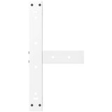  Noge za klub stolić T-oblika 2 kom Bijele 50x25x(30-31) cm Čelik - Bijela 50 x 25 x (30-31) cm 1 | shoptok.hr