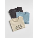 Reserved Pamučna majica 3 kom - bež | shoptok.hr