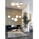 Eglo palomaro 1 plafonjera/1, led, 18w, 2000lm, prečnik 405, plastika/tekstil smeđa | Eponuda.com