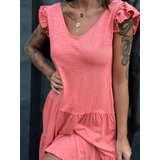 Mayflies Dress-TW-SK-2113.17P-Coral | Shoptok.si