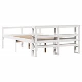 Krevet za starije s uzglavljem bijeli 120x190 cm borovina | Eponuda.com
