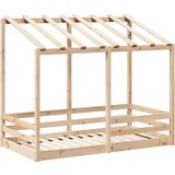 vidaXL Dječji krevet s krovom 80 x 160 cm od masivne borovine | shoptok.hr