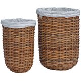  Košara za pranje 2 pcs Rjava Kubu rattan, (5000263227) | Shoptok.si